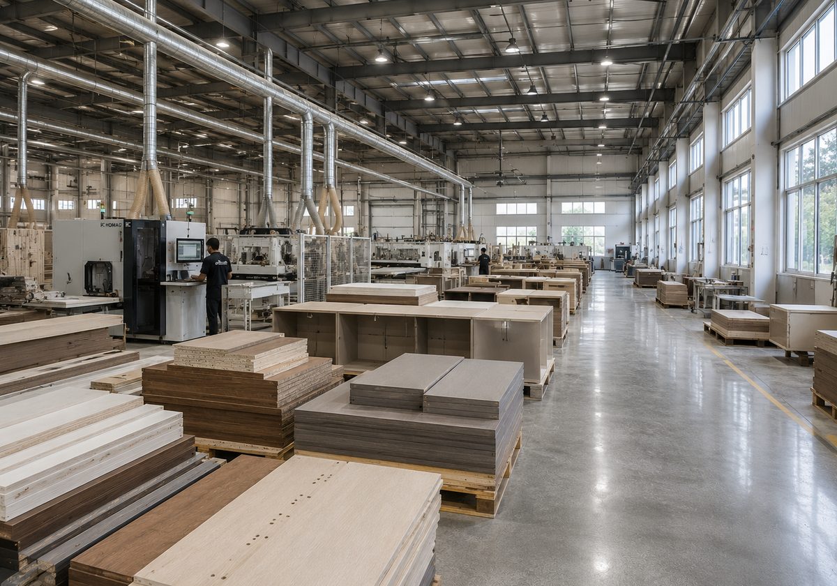 The Kitchen World factory floor in Addis Ababa